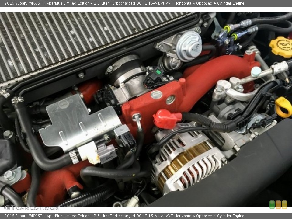 2.5 Liter Turbocharged DOHC 16-Valve VVT Horizontally Opposed 4 Cylinder Engine for the 2016 Subaru WRX #128684931