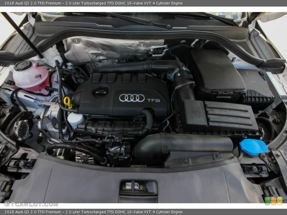 2.0 Liter Turbocharged TFSI DOHC 16-Valve VVT 4 Cylinder 2018 Audi Q3 Engine