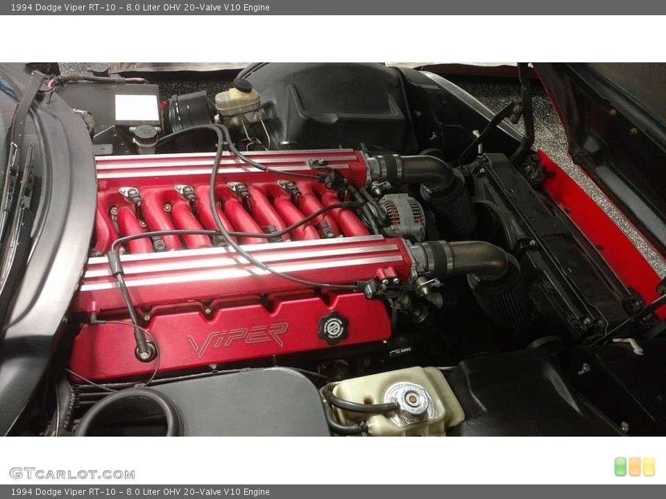 8.0 Liter OHV 20-Valve V10 1994 Dodge Viper Engine