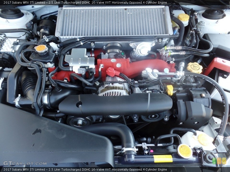 2.5 Liter Turbocharged DOHC 16-Valve VVT Horizontally Opposed 4 Cylinder Engine for the 2017 Subaru WRX #128778549