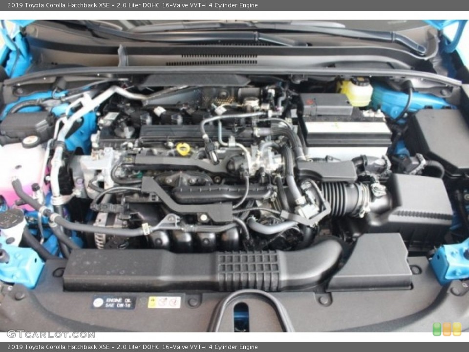 2.0 Liter DOHC 16-Valve VVT-i 4 Cylinder Engine for the 2019 Toyota Corolla Hatchback #128786259