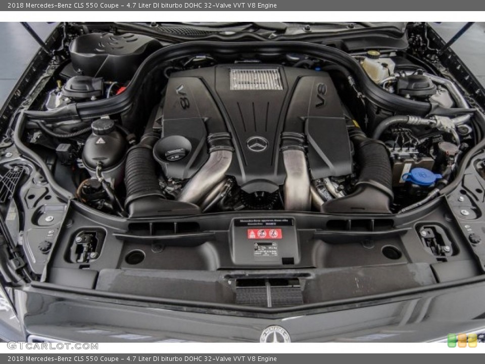 4.7 Liter DI biturbo DOHC 32-Valve VVT V8 Engine for the 2018 Mercedes-Benz CLS #128792664