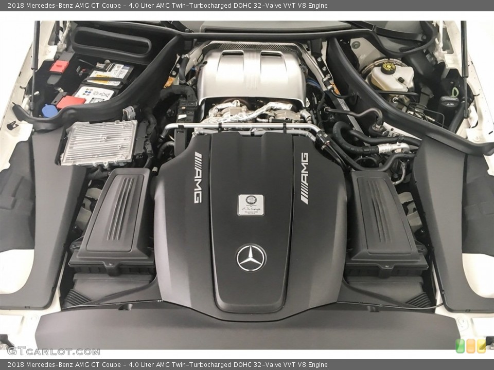 4.0 Liter AMG Twin-Turbocharged DOHC 32-Valve VVT V8 Engine for the 2018 Mercedes-Benz AMG GT #128850690