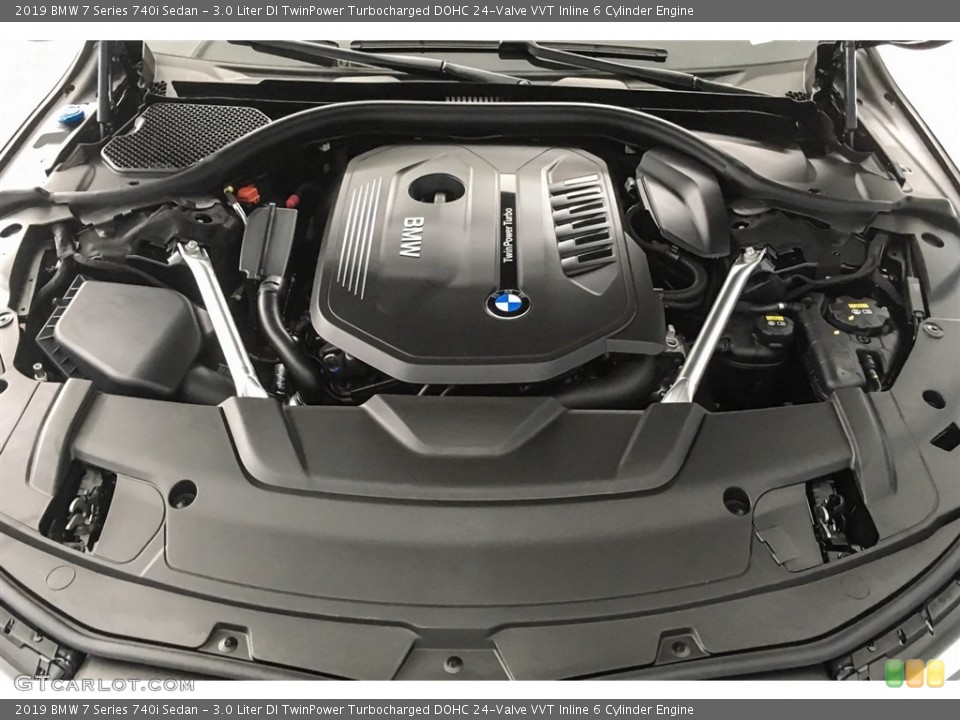 3.0 Liter DI TwinPower Turbocharged DOHC 24-Valve VVT Inline 6 Cylinder Engine for the 2019 BMW 7 Series #128863686