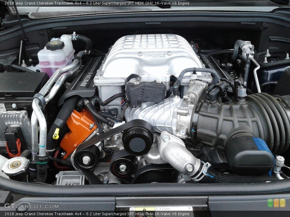 6.2 Liter Supercharged SRT HEMI OHV 16-Valve V8 Engine for the 2018 Jeep Grand Cherokee #129124844
