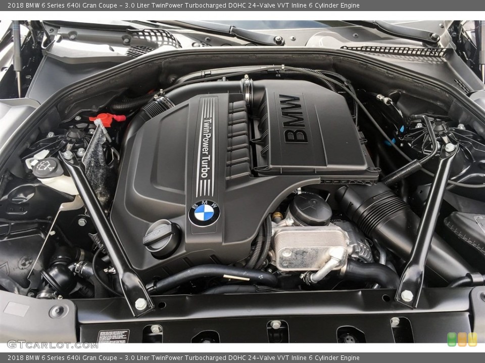 3.0 Liter TwinPower Turbocharged DOHC 24-Valve VVT Inline 6 Cylinder Engine for the 2018 BMW 6 Series #129205199