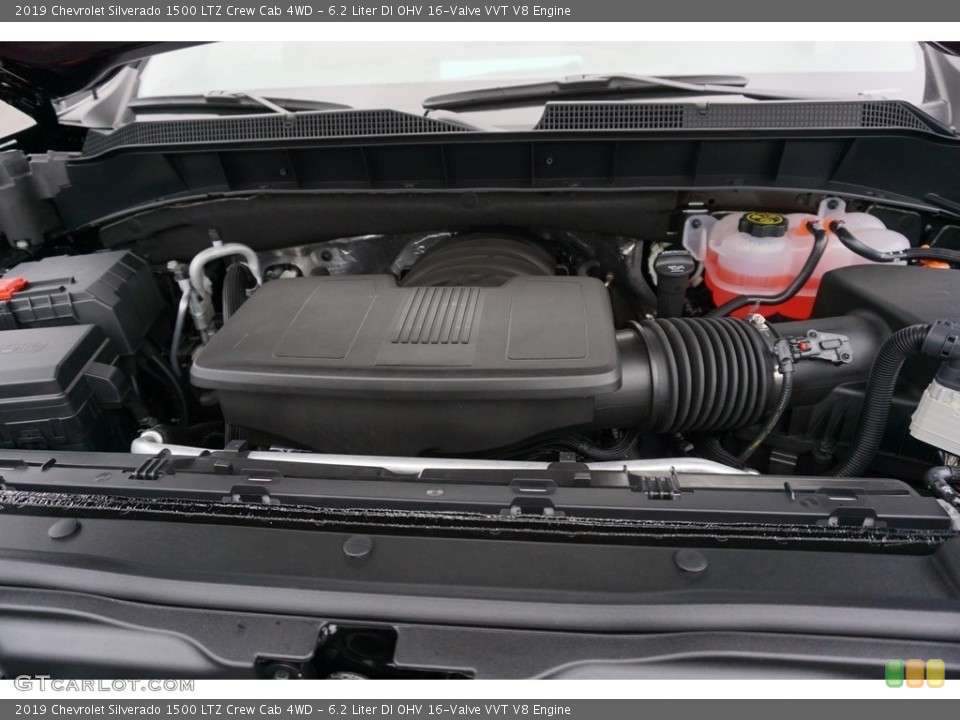 6.2 Liter DI OHV 16-Valve VVT V8 2019 Chevrolet Silverado 1500 Engine