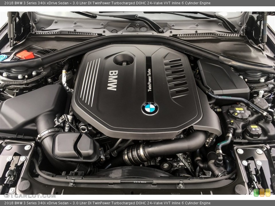3.0 Liter DI TwinPower Turbocharged DOHC 24-Valve VVT Inline 6 Cylinder Engine for the 2018 BMW 3 Series #129224173
