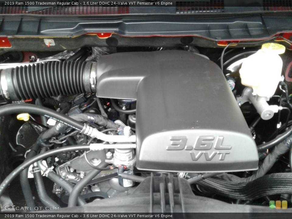 3.6 Liter DOHC 24-Valve VVT Pentastar V6 Engine for the 2019 Ram 1500 #129309414