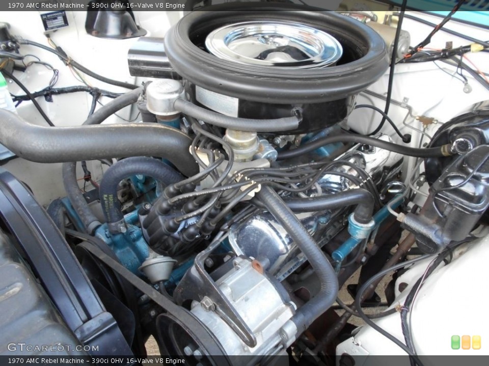 390ci OHV 16-Valve V8 Engine for the 1970 AMC Rebel #129310707