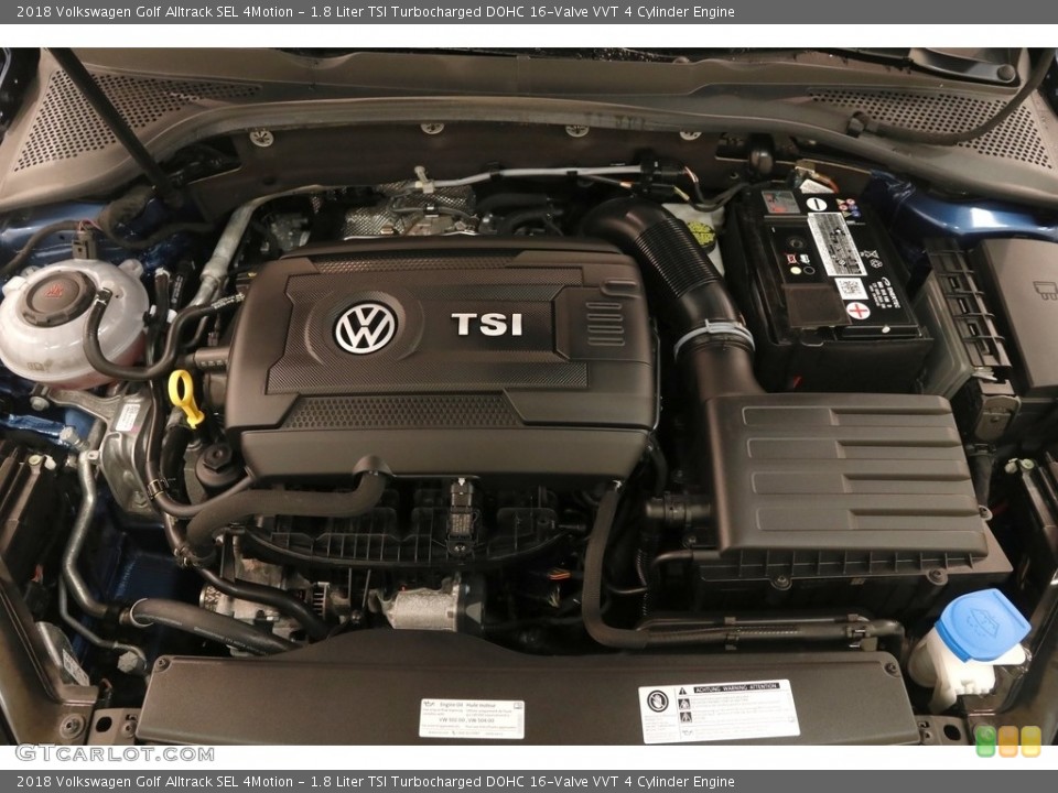 1.8 Liter TSI Turbocharged DOHC 16-Valve VVT 4 Cylinder 2018 Volkswagen Golf Alltrack Engine
