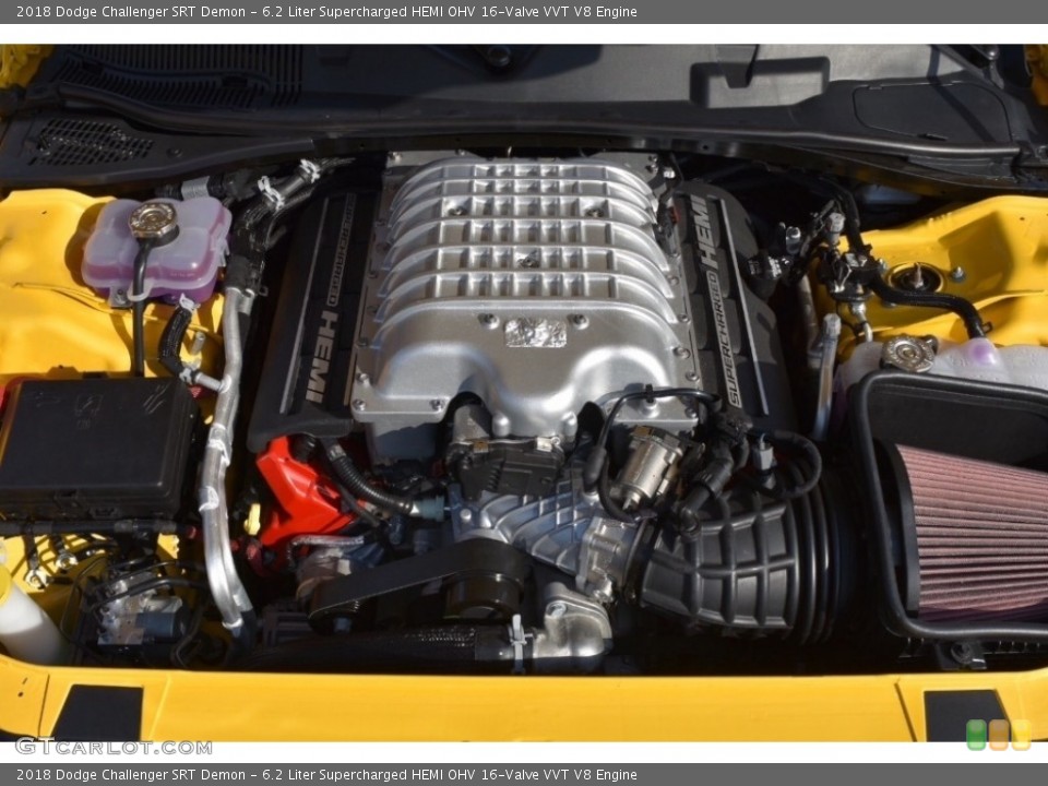 6.2 Liter Supercharged HEMI OHV 16-Valve VVT V8 Engine for the 2018 Dodge Challenger #129544778