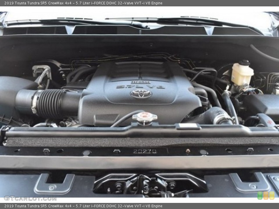 5.7 Liter i-FORCE DOHC 32-Valve VVT-i V8 Engine for the 2019 Toyota Tundra #129593396
