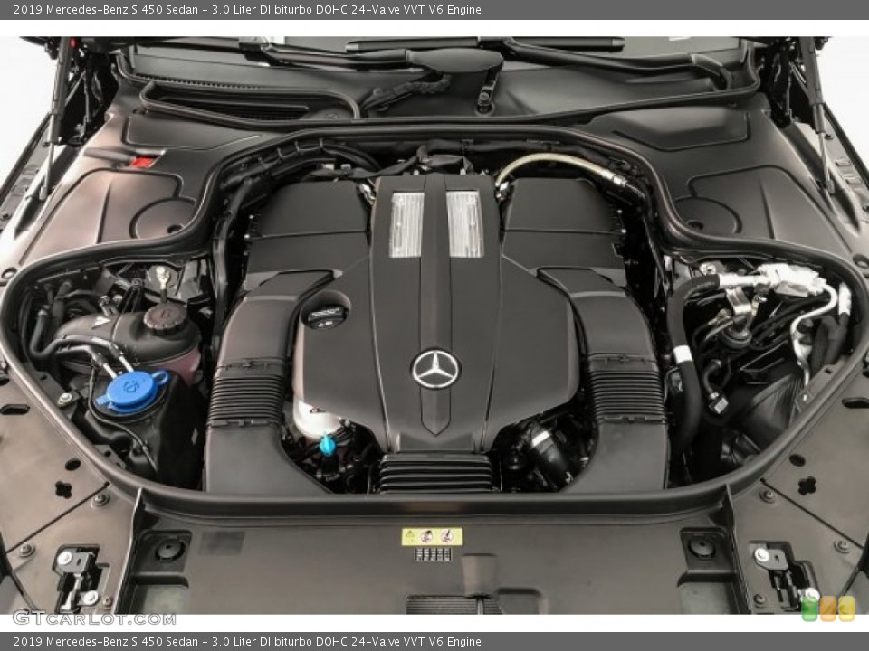3.0 Liter DI biturbo DOHC 24-Valve VVT V6 Engine for the 2019 Mercedes-Benz S #129607819