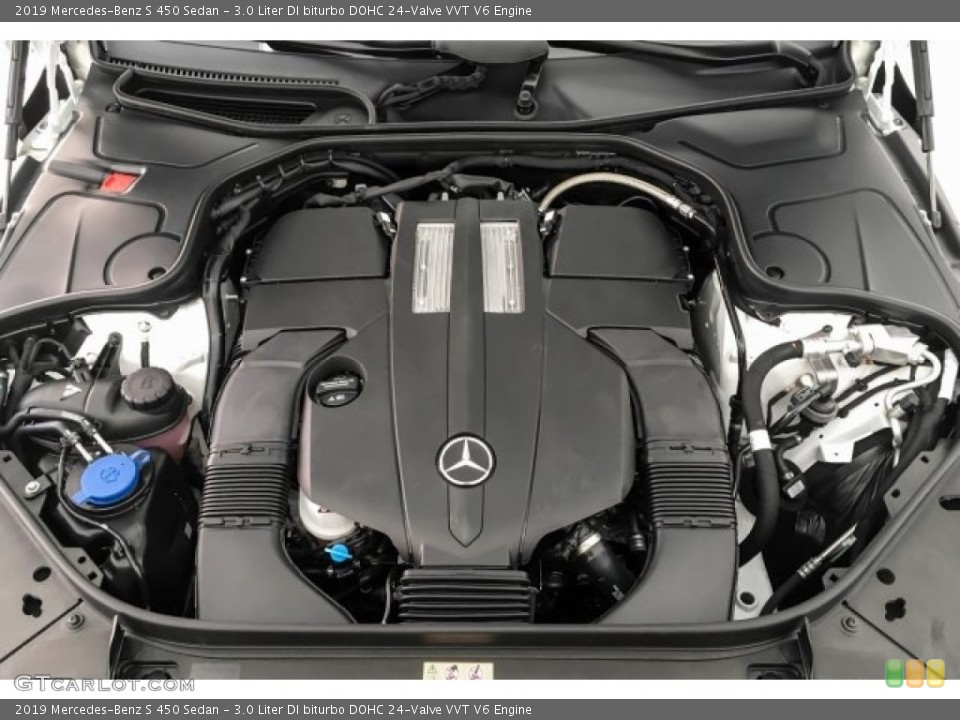3.0 Liter DI biturbo DOHC 24-Valve VVT V6 Engine for the 2019 Mercedes-Benz S #129608056