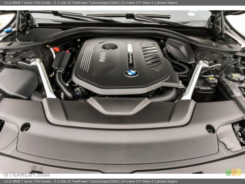 3.0 Liter DI TwinPower Turbocharged DOHC 24-Valve VVT Inline 6 Cylinder Engine for the 2019 BMW 7 Series #129614491