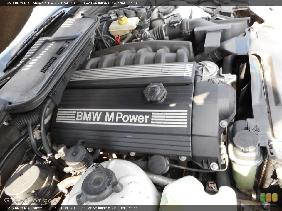 3.2 Liter DOHC 24-Valve Inline 6 Cylinder Engine for the 1998 BMW M3 #129619022