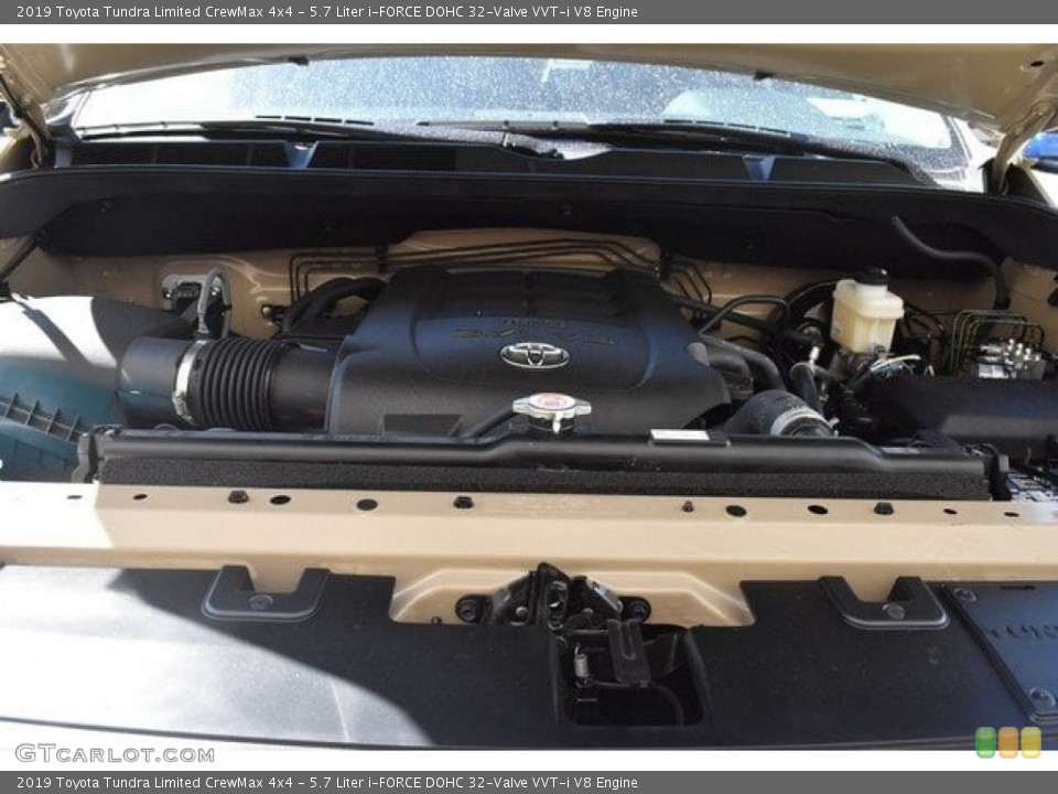 5.7 Liter i-FORCE DOHC 32-Valve VVT-i V8 Engine for the 2019 Toyota Tundra #129636716