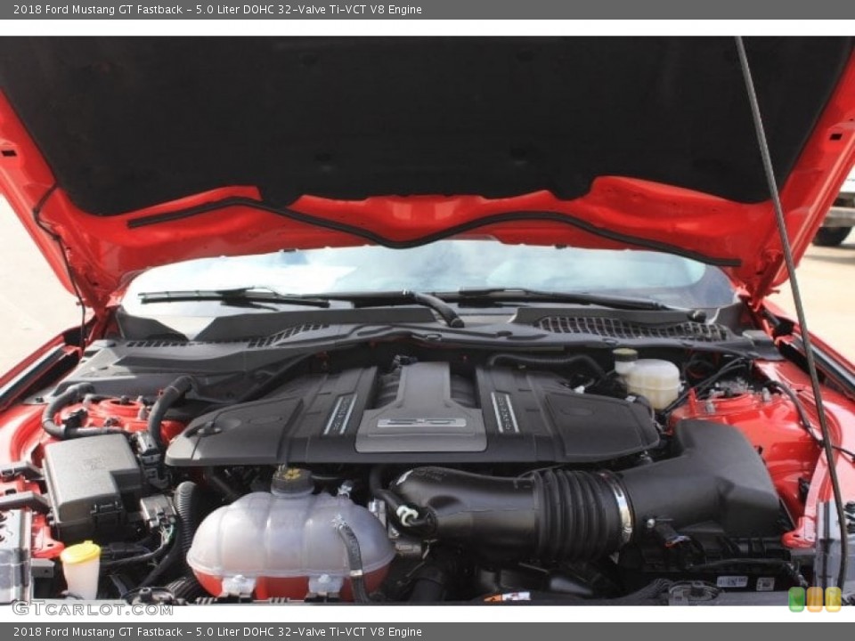 5.0 Liter DOHC 32-Valve Ti-VCT V8 Engine for the 2018 Ford Mustang #129639497
