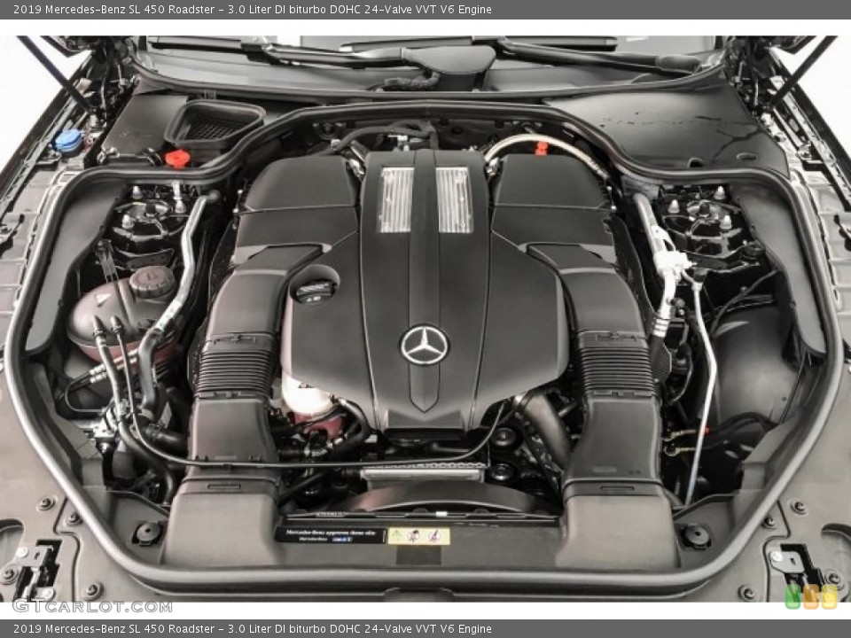 3.0 Liter DI biturbo DOHC 24-Valve VVT V6 Engine for the 2019 Mercedes-Benz SL #129644470