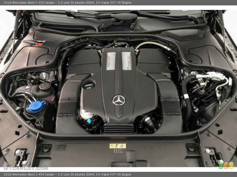 3.0 Liter DI biturbo DOHC 24-Valve VVT V6 Engine for the 2019 Mercedes-Benz S #129766676
