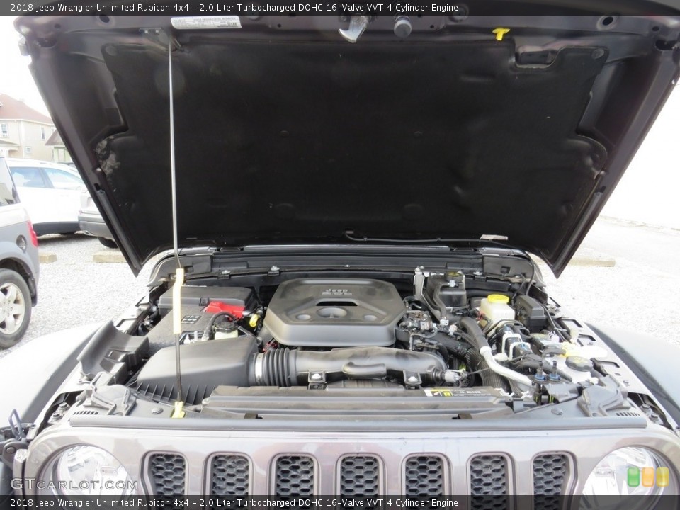 2.0 Liter Turbocharged DOHC 16-Valve VVT 4 Cylinder 2018 Jeep Wrangler Unlimited Engine