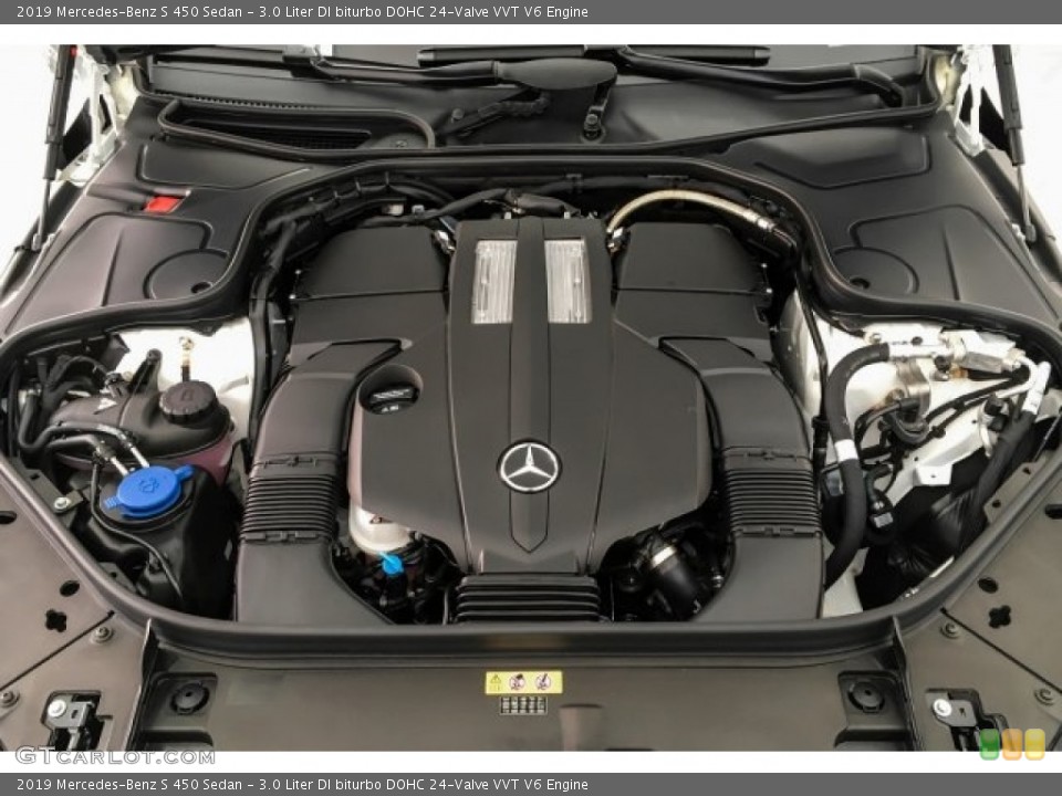 3.0 Liter DI biturbo DOHC 24-Valve VVT V6 Engine for the 2019 Mercedes-Benz S #129800048