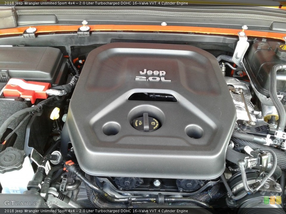 2.0 Liter Turbocharged DOHC 16-Valve VVT 4 Cylinder Engine for the 2018 Jeep Wrangler Unlimited #129814118