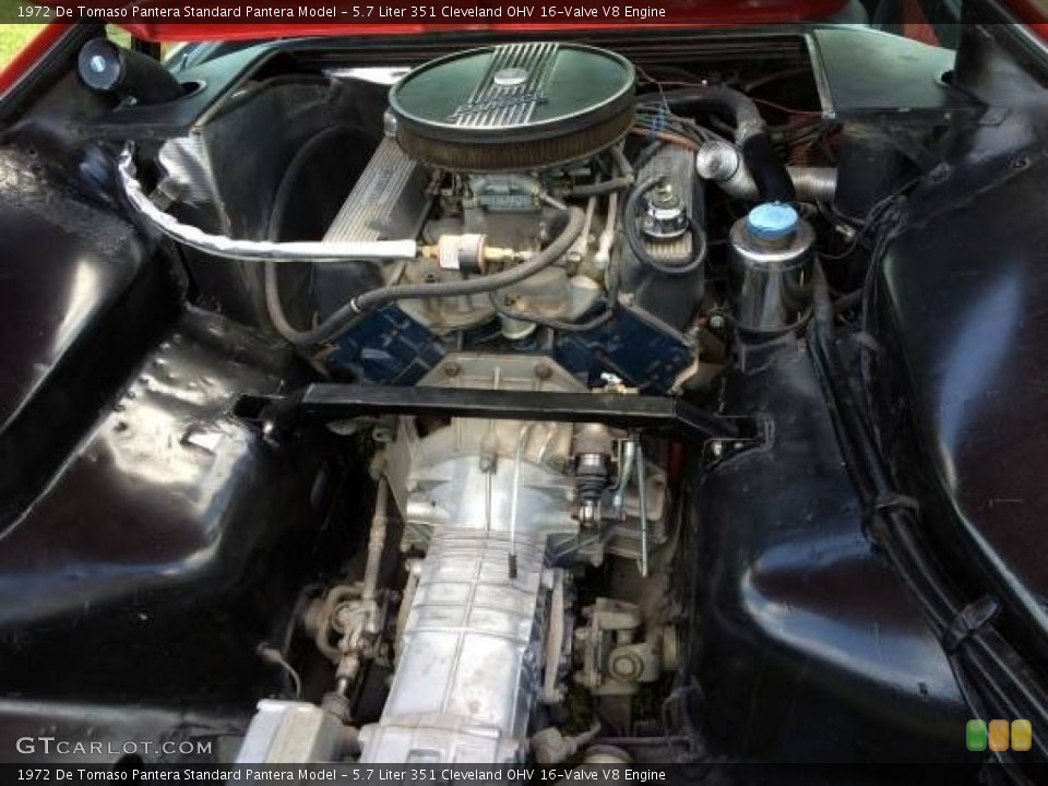 5.7 Liter 351 Cleveland OHV 16-Valve V8 Engine for the 1972 De Tomaso Pantera #129973015