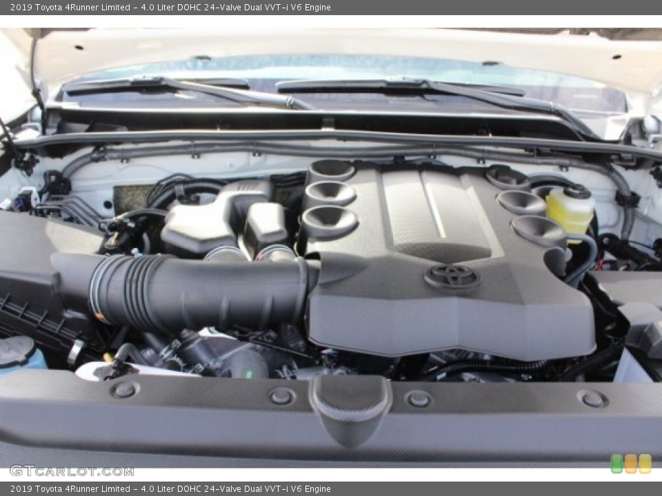 4.0 Liter DOHC 24-Valve Dual VVT-i V6 2019 Toyota 4Runner Engine