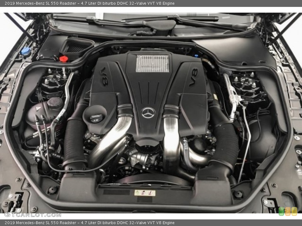4.7 Liter DI biturbo DOHC 32-Valve VVT V8 Engine for the 2019 Mercedes-Benz SL #130019323