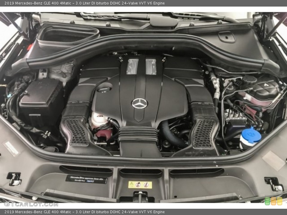 3.0 Liter DI biturbo DOHC 24-Valve VVT V6 2019 Mercedes-Benz GLE Engine
