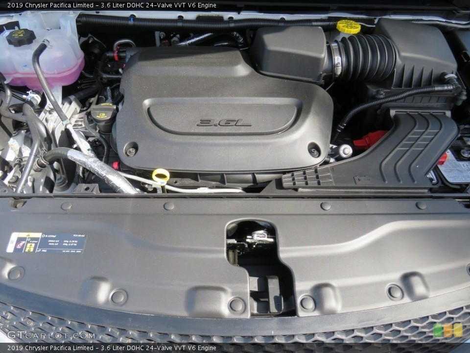 3.6 Liter DOHC 24-Valve VVT V6 2019 Chrysler Pacifica Engine