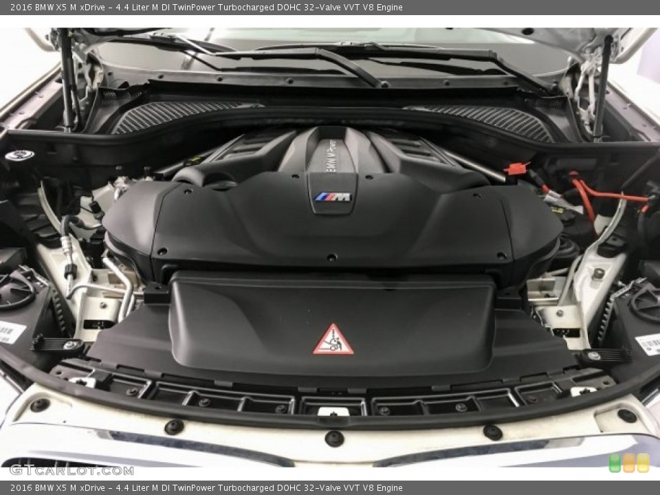 4.4 Liter M DI TwinPower Turbocharged DOHC 32-Valve VVT V8 2016 BMW X5 M Engine
