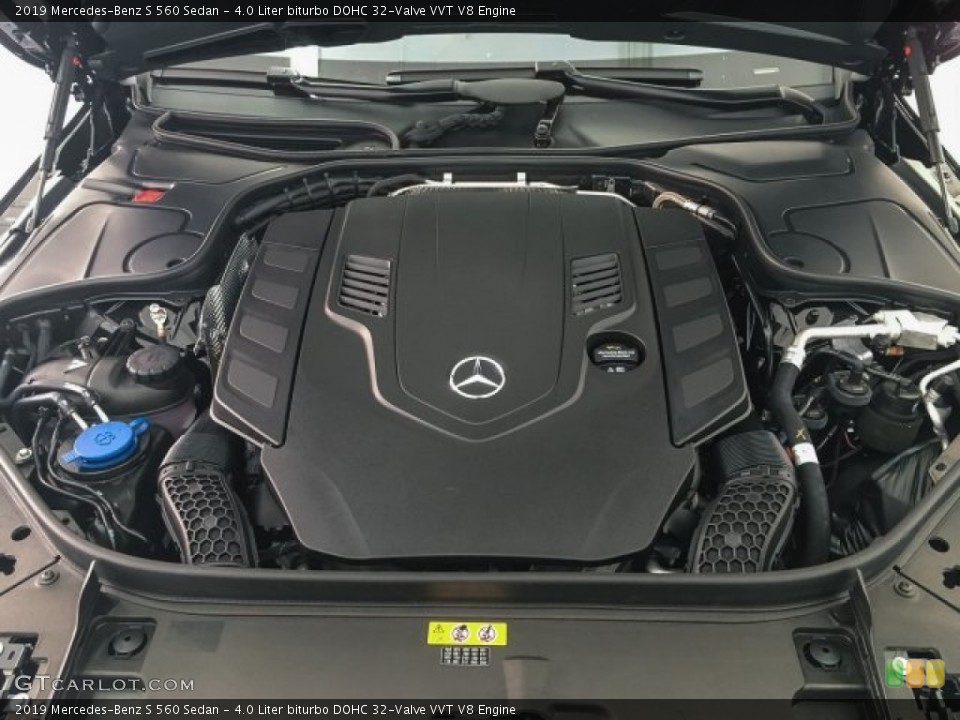 4.0 Liter biturbo DOHC 32-Valve VVT V8 Engine for the 2019 Mercedes-Benz S #130193223
