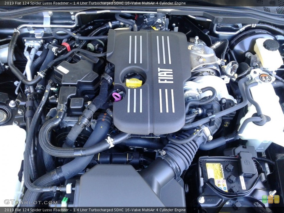 1.4 Liter Turbocharged SOHC 16-Valve MultiAir 4 Cylinder Engine for the 2019 Fiat 124 Spider #130198509
