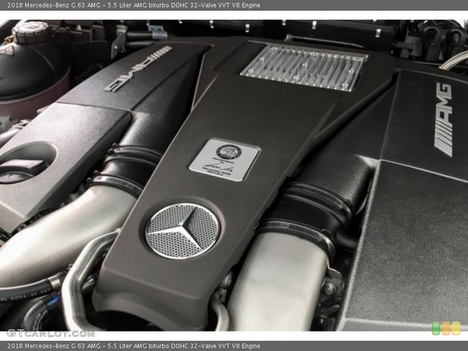 5.5 Liter AMG biturbo DOHC 32-Valve VVT V8 Engine for the 2018 Mercedes-Benz G #130306564