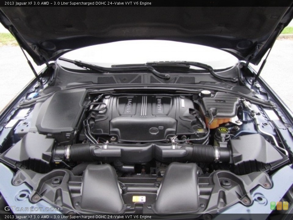 3.0 Liter Supercharged DOHC 24-Valve VVT V6 Engine for the 2013 Jaguar XF #130344638