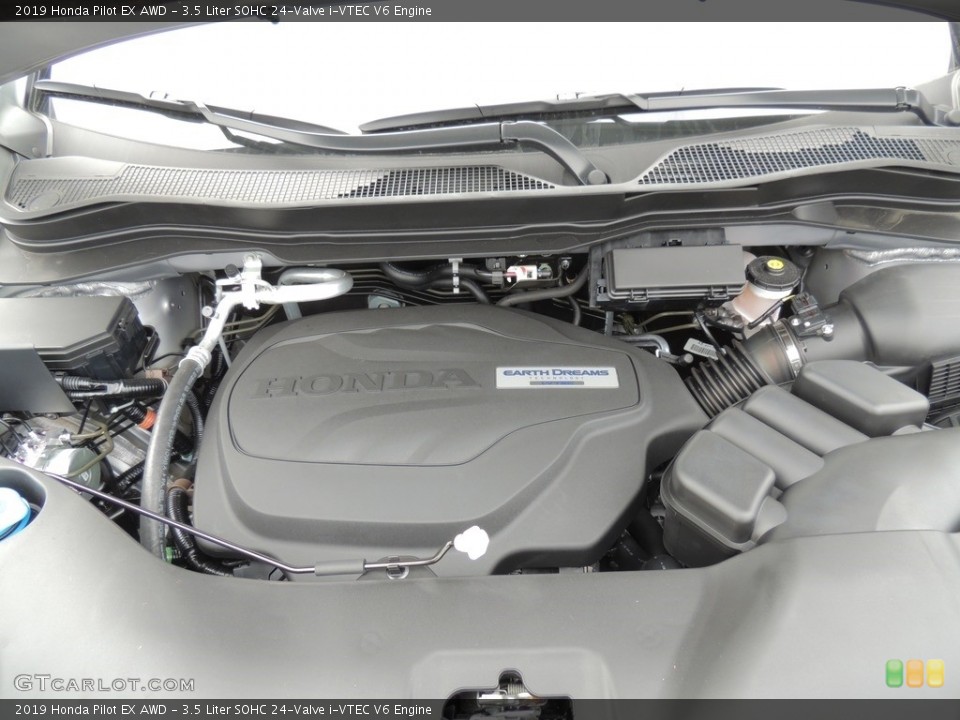 3.5 Liter SOHC 24-Valve i-VTEC V6 2019 Honda Pilot Engine