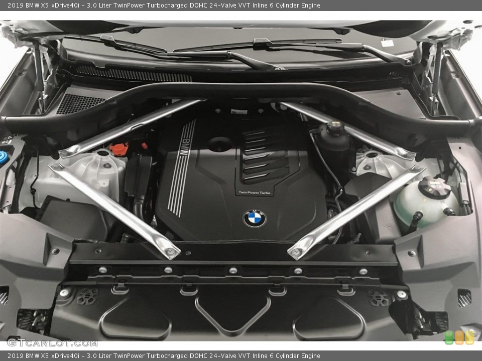 3.0 Liter TwinPower Turbocharged DOHC 24-Valve VVT Inline 6 Cylinder Engine for the 2019 BMW X5 #130365419