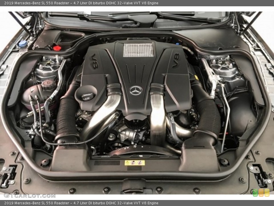 4.7 Liter DI biturbo DOHC 32-Valve VVT V8 Engine for the 2019 Mercedes-Benz SL #130370403