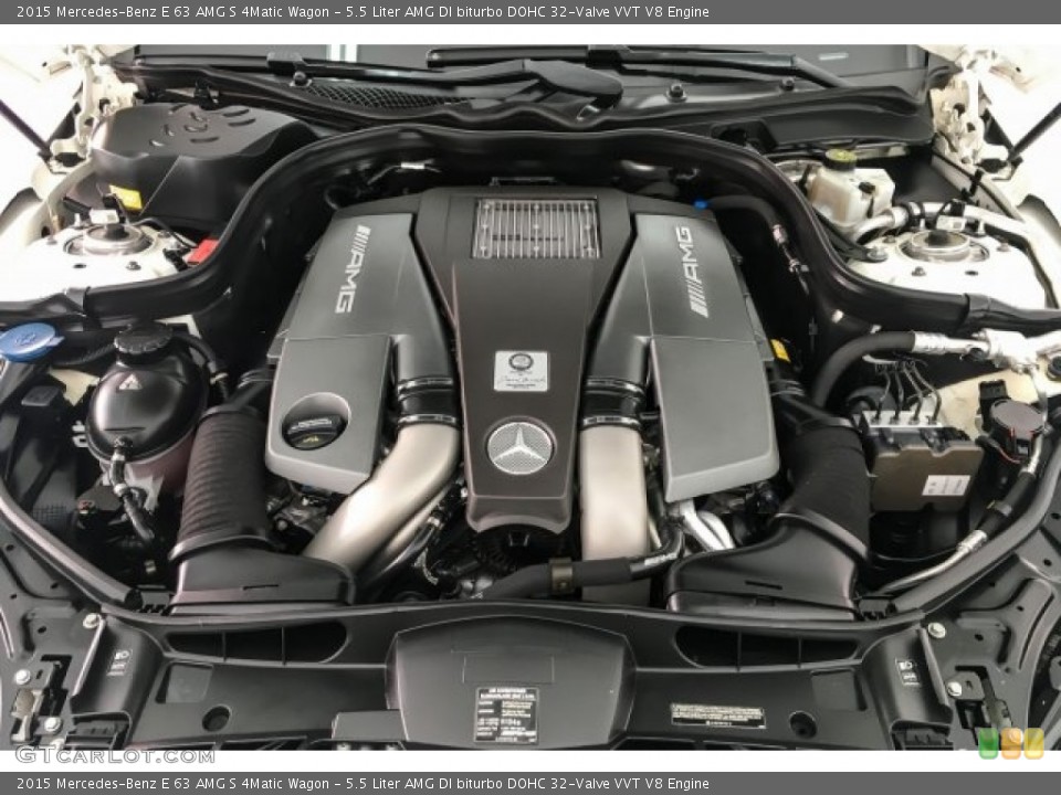 5.5 Liter AMG DI biturbo DOHC 32-Valve VVT V8 Engine for the 2015 Mercedes-Benz E #130388489
