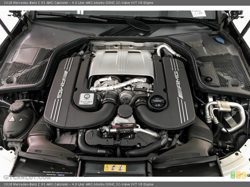4.0 Liter AMG biturbo DOHC 32-Valve VVT V8 Engine for the 2018 Mercedes-Benz C #130431730