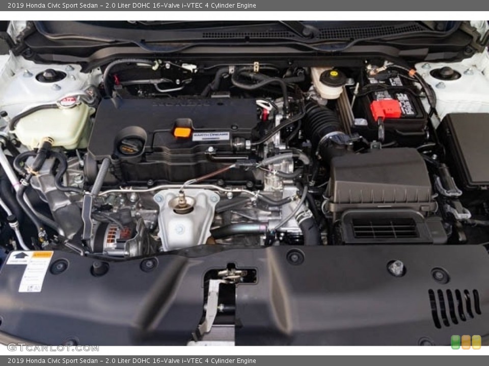 2.0 Liter DOHC 16-Valve i-VTEC 4 Cylinder Engine for the 2019 Honda Civic #130461320