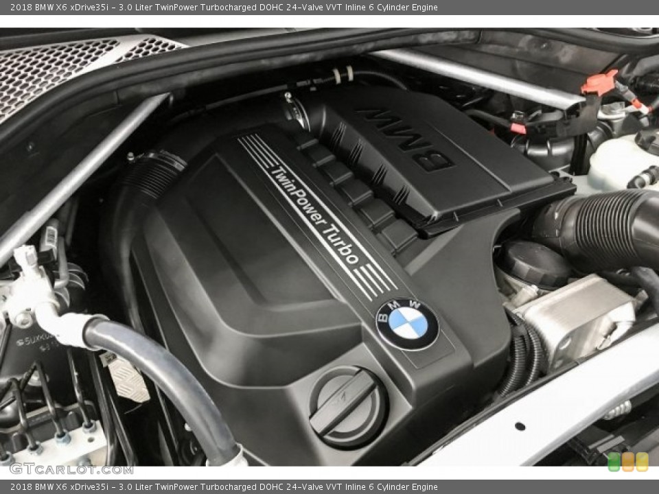 3.0 Liter TwinPower Turbocharged DOHC 24-Valve VVT Inline 6 Cylinder Engine for the 2018 BMW X6 #130482497