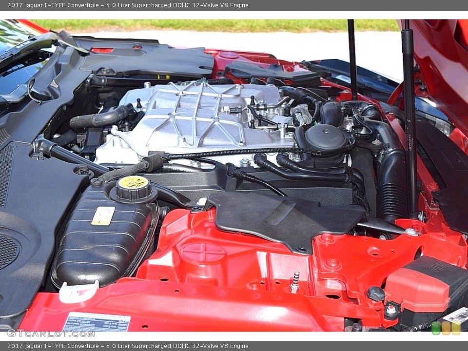 5.0 Liter Supercharged DOHC 32-Valve V8 Engine for the 2017 Jaguar F-TYPE #130485059