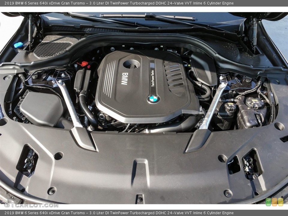 3.0 Liter DI TwinPower Turbocharged DOHC 24-Valve VVT Inline 6 Cylinder Engine for the 2019 BMW 6 Series #130531372
