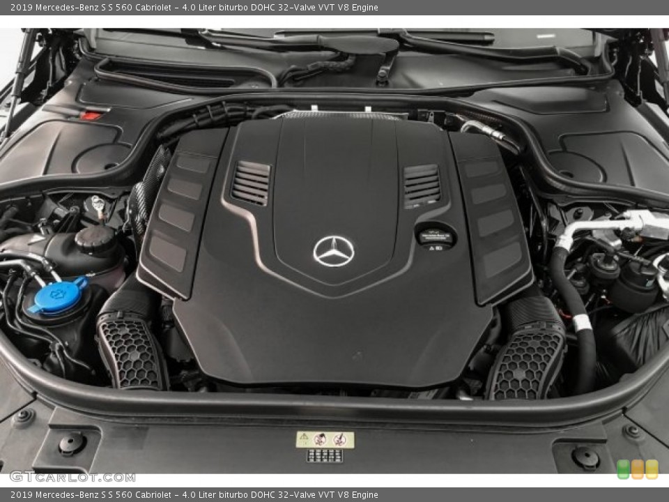 4.0 Liter biturbo DOHC 32-Valve VVT V8 Engine for the 2019 Mercedes-Benz S #130533274