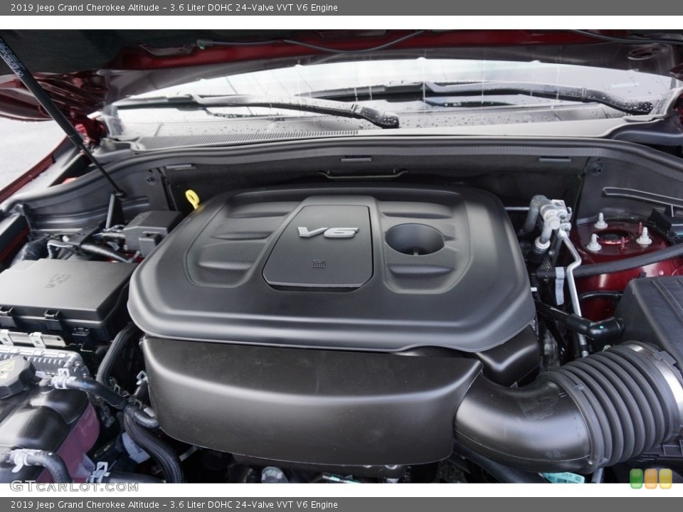 3.6 Liter DOHC 24-Valve VVT V6 2019 Jeep Grand Cherokee Engine