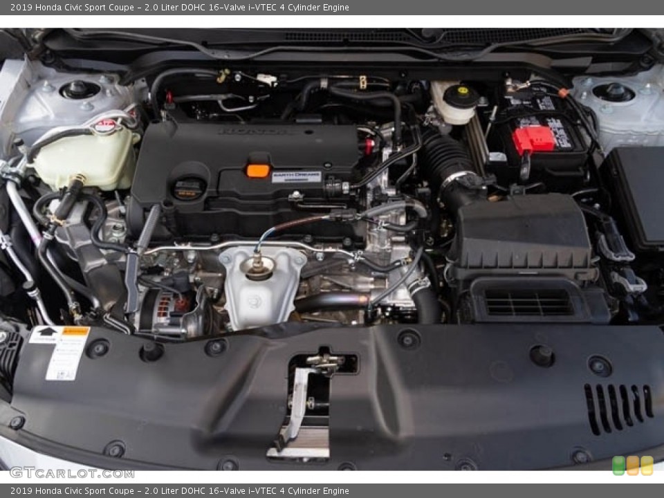 2.0 Liter DOHC 16-Valve i-VTEC 4 Cylinder Engine for the 2019 Honda Civic #130553597